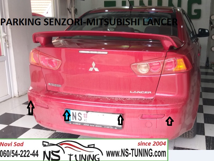 mitsubishi lancer ugradnja parking senzora novi sad ns tuning